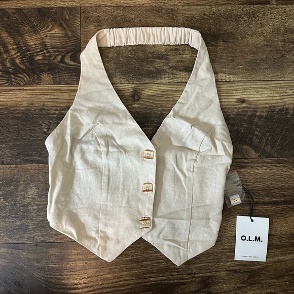 O.L.M Tops - Women’s haltern vest size Large